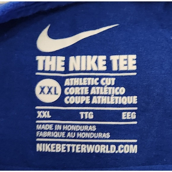 Nike MLB Chicago Cubs Men's 2XL Blue T-Shirt‎ GO DEEP GO CUBS - Picture 3 of 5